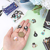 20Pcs 10 Style Alloy Enamel Pendants ENAM-SC0003-45-5