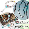 120Pcs Synthetic Turquoise Beads Strands G-AR0006-17A-5