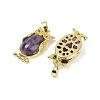 Natural Amethyst Pendant KK-F887-02G-03-2