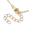 Round Acrylic Imitated Pearl Pendant Necklaces NJEW-JN04777-5