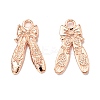 Tibetan Style Alloy Pendants TIBE-Q070-16RG-NR-1