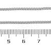 304 Stainless Steel Mesh Chain Necklaces for Women Men LS-NJEW-P321-01P-5