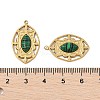 Synthetic Malachite Pendants STAS-P380-18G-02-3