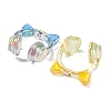 UV Plating Transparent Acrylic Enamel Beads AC-CBAD9B6-09-2