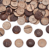 60Pcs 2 Styles Coconut Buttons BUTT-HY0001-22B-1