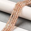 Cubic Zirconia Bead Strands ZIRC-G001-01C-2