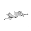 Tarnish Resistant 304 Stainless Steel Connector Charms STAS-G329-01P-2