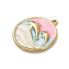 304 Stainless Steel Enamel Pendants STAS-I347-01G-03-2