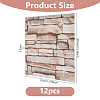 XPE Foam 3D Anticollision Wall Stickers Brick Pattern Stickers DIY-WH0591-086A-2