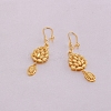 Teardrop Brass Pendant Necklace & Hoop Earrings & Finger Ring for Women FS-WGC4231-01-4