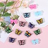 16Pcs 8 Styles Food Grade Silicone Focal Beads SIL-SZ0002-22-3