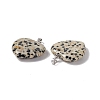 Natural Dalmatian Jasper Pendants G-G956-B60-FF-3