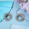2Pcs Brass Shoe Buckle Clips FIND-GF0006-05-4