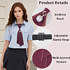 3Pcs 3 Colors Adjustable Polyester Necktie AJEW-CY0001-43-5