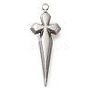 Anti-Tarnish 304 Stainless Steel Pendants STAS-P369-05P-1