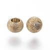 Ion Plating(IP) 304 Stainless Steel Textured Spacer Beads LS-STAS-P108-04RG-2