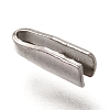 Tarnish Resistant 304 Stainless Steel Clamp Cord Ends STAS-P263-03D-P-2