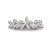 Brass Micro Pave Cubic Zirconia Spacer Beads LS-KK-K371-47A-P-1