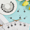 26Pcs Alloy Enamel Pendant Locking Stitch Markers HJEW-SC00136-3