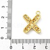 Brass Micro Pave Clear Cubic Zirconia Pendants KK-I476-02G-X-3