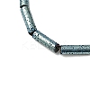 Electroplated Natural Lava Rock Beads Strands G-K388-03B-06-2