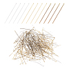 300pcs 3 Colors Brass Ball Head Pins KK-AR0002-16-1
