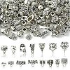 150Pcs 15 Styles Tibetan Style Alloy Spacer Beads TIBE-YW0001-59-1