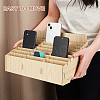 24-Grid Wooden Cell Phone Storage Box CON-WH0094-05B-3