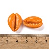 Baking Paint Cowrie Shell Beads SSHEL-M023-01C-3