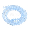 Baking Paint Transparent Glass Beads Strands DGLA-F029-J4mm-02-3