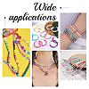 10 Strands Flat Round Handmade Polymer Clay Beads CLAY-PH0001-44S-6