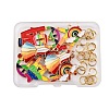 14Pcs 7 Styles Pride Rainbow Theme Alloy Enamel Pendants ENAM-FP0001-87-1
