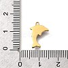 304 Stainless Steel Micro Pave Cubic Zirconia Pendants STAS-Z160-01G-02B-3