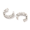 Female Symbol Rack Plating Brass Cuff Earrings for Women Men EJEW-Q803-01P-2
