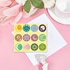 Paper Self Adhesive Gold Foil Embossed Stickers DIY-WH0434-014-4