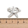 Adjustable 201 Stainless Steel Cuff Open Rings for Women RJEW-B156-02GP-01-3