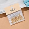 SHEGRACE Brass Round Ball Stud Earring Findings XGR0051G-39G-6