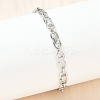 304 Stainless Steel Chain Bracelets for Women Men BJEW-Z143-28P-3