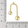 Acrylic Imitation Pearl Pendants STAS-P366-31G-3