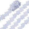 2 Yards Flower Polyester Lace Trim OCOR-CY0001-19A-1