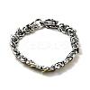 Men's Alloy Dragon Wrap Chain Bracelet BJEW-A129-01-3