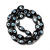 Handmade Evil Eye Lampwork Beads Strands LAMP-G154-06C-2