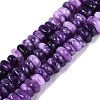 Dyed Natural Quartz Beads Strands G-N359-16A-07-2