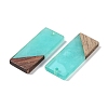 Resin & Wood Pendants WOOD-F015-09F-2