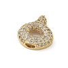 Brass Micro Pave Cubic Zirconia Pendants KK-A300-02G-A-2