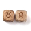 Natural Wood Constellation Beads WOOD-M002-02-3