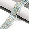 Natural Flower Amazonite Beads Strands G-F770-A03-02-1