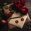 Miss You DIY Scrapbooking Wax Seal Stamp with Wooden Handle AJEW-WH0208-1242-6