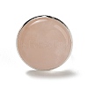 Natural Rose Quartz Round Adjustable Rings RJEW-K371-09S-31-3