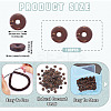 100Pcs Natural Coconut Bead Strands COCO-TA0001-01A-4